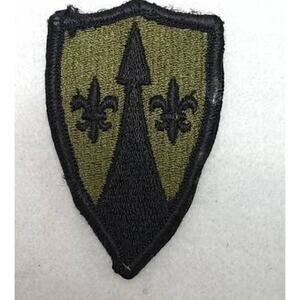 US Army Patch Theater Support Command Europe Subdued Shoulder Preowned Vintage